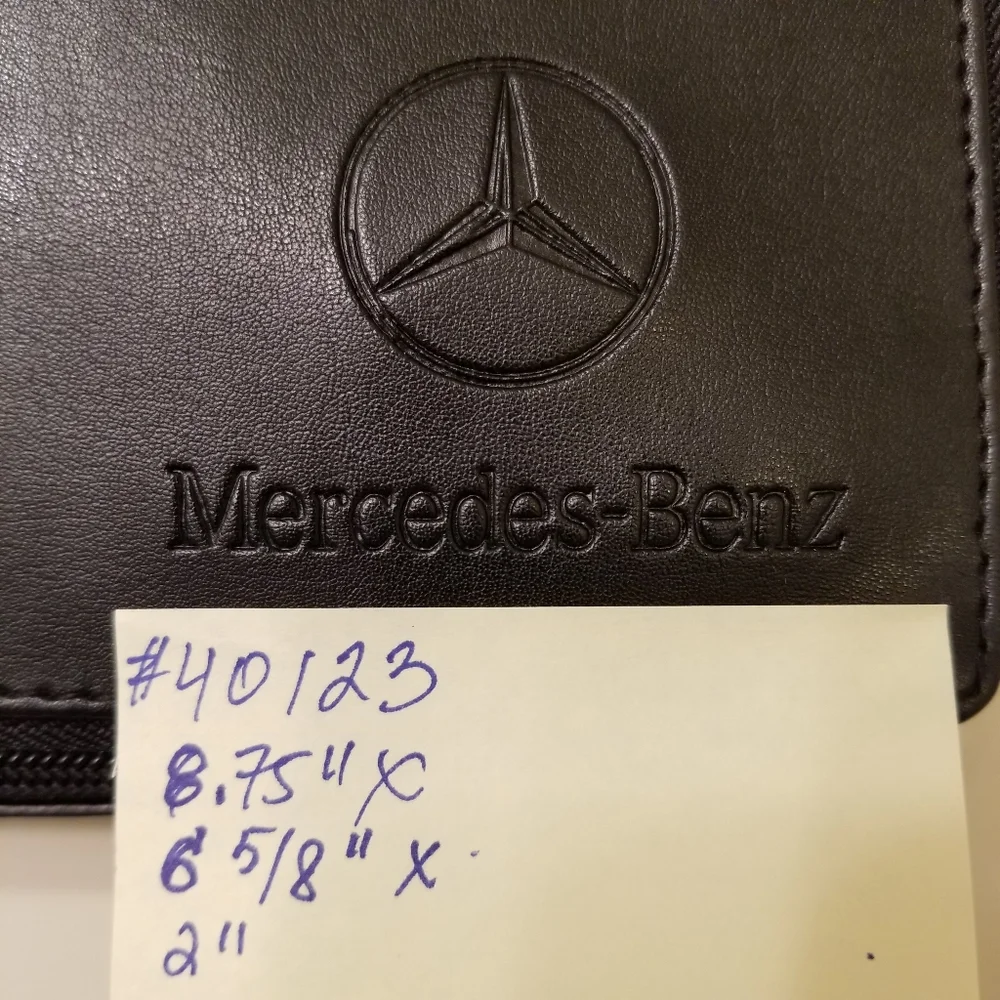 OEM Case Only Mercedes-Benz Holder Folio For Vehicle Owners Operator Manual/Book
